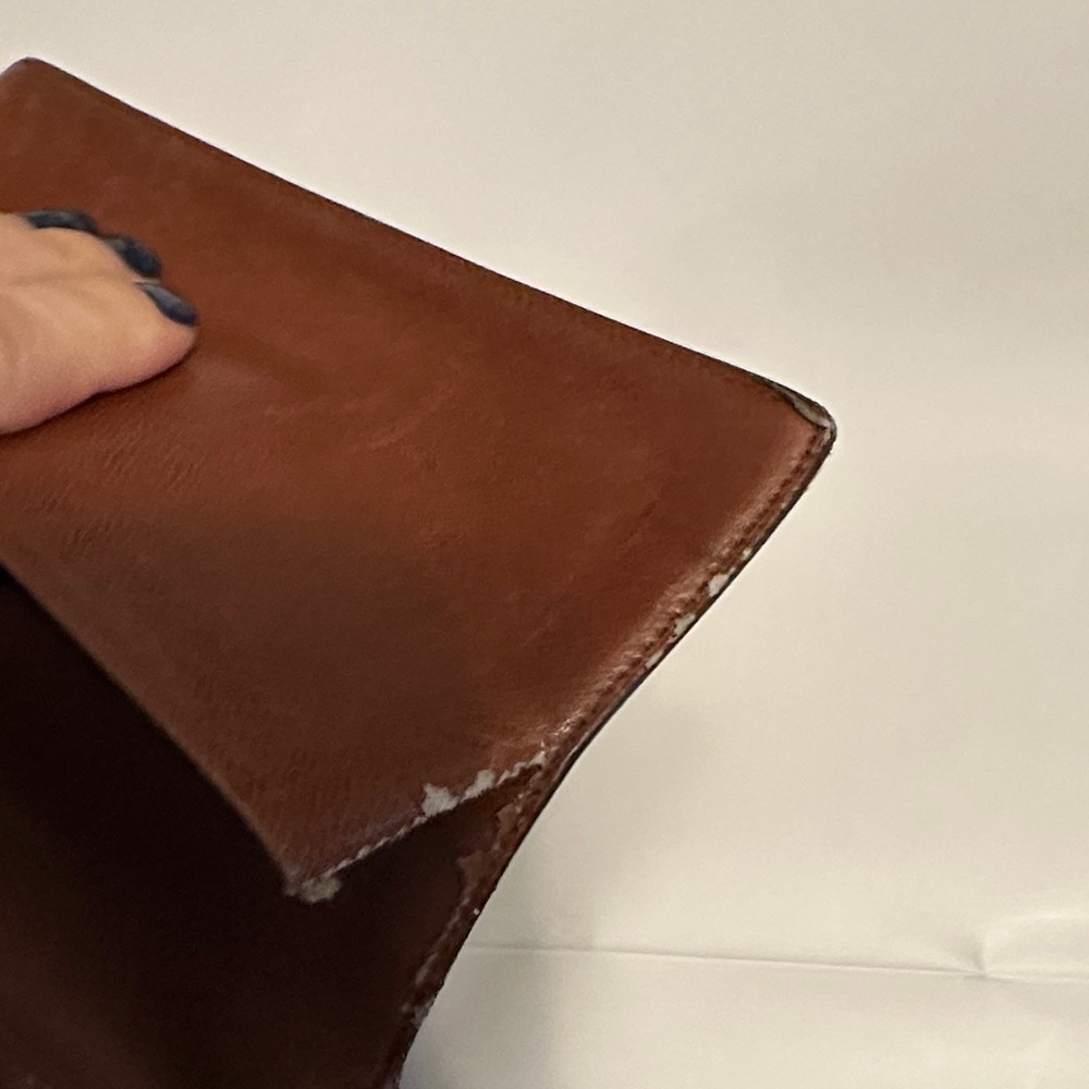 Louis Vuitton Brown and Tan Monogram Wallet - Picture 6 of 10